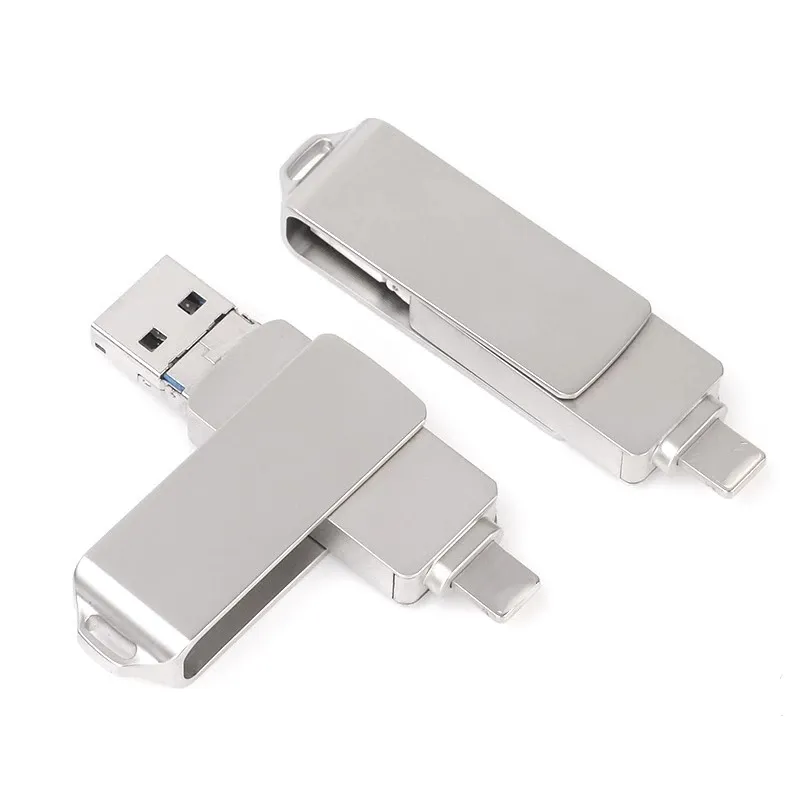 Otg Usb Flash Drive Stick Micro Card Tf Read Plug Light 3 In 1 Adapter Online For Type C Mobile Phone Pc Mac Computer 3.0