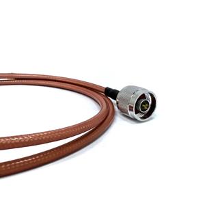 Kablo montaj N tipi erkek pin fiş SMA erkek RG142 RF koaksiyel kablo konnektör jumper 2 metre uzunluk - Product Image 2