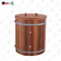 Vapa sauna Cold Tauch-Eisbad Für Sport wiederherstellung Tragbare Holz-Kalt therapie Eisbad Plunge Pool Recovery Tub