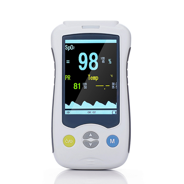 I Care VM4 Handheld Veterinary Pulse Oximeter Portable Pet Blood Oxygen Monitor 2.4" High-Resolution LCD Display Dogs/Cats