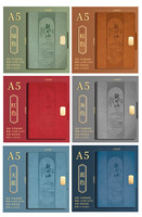 Coffret Cadeau Papeterie Style Vintage – Carnet en Papier Dowling avec Reliure Agrafée en Polyuréthane – Cadeaux Pratiques pour la Fête des Enseignants