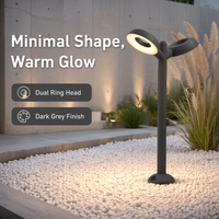 Lampe de balise LED pour allée extérieure, design minimaliste et élégant, 24W AC220V AC110V, éclairage paysager pour villa résidentielle