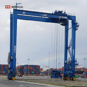 Grue de levage de conteneurs RTG 35 tonnes 45 tonnes 40 tonnes 50 tonnes, chariot porte-conteneurs à pneus en caoutchouc, grue à <span class=keywords><strong>portique</strong></span> - Product Image 1