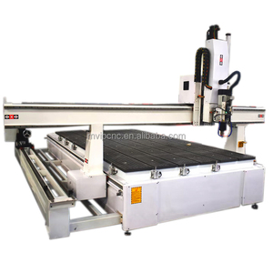 Máquina Router de 4 Ejes con Control PLC, Motor para Grabado 3D, Relieve, Perforación y Fresado para Empresas de Publicidad, Router para Madera - Product Image 1
