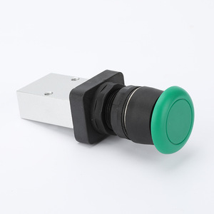 S3PM-06 Pneumatic Manual On/Off Control Valve with Mushroom-Shaped Push-Button OEM Customizable Mechanical Valve - Product Image 3