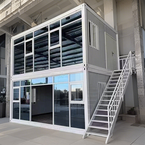 Casa Arquitectónica Modular Sostenible con Ventanas Panorámicas para Oficina, Escuela, Sala de Estar, Dormitorio, Centro Comercial, También para Hogar y <span class=keywords><strong>Bar</strong></span> - Product Image 1
