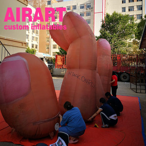 Dedo inflable realista <span class=keywords><strong>mano</strong></span> inflable <span class=keywords><strong>gigante</strong></span> para Decoración - Product Image 2