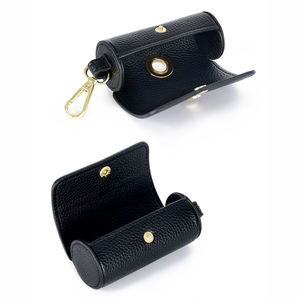 Özel deri köpek Poop tek kullanımlık atık torbası kutusu sahipleri stoklanan toptan el yapımı geri dönüşümlü açık Pet aksesuarları - Product Image 5