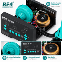 Pistolet à air chaud RF4 H3 avec transformateur toroïdal intégré, ventilateur à turbine sans balais, faible bruit, 4 canaux de mémoire pour les travaux de réparation et de chauffage