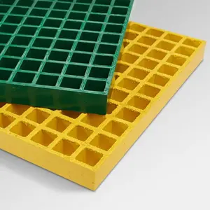 Wholesale building material suppliers molded fiberglass grating steel grid floor for sewage treatment