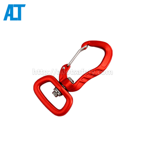 Màu sắc tùy biến, biểu tượng, vv. Flat d-shaped xoay Carabiner tùy chỉnh nhôm leo núi ngoài trời và cắm trại Clip - Product Image 6
