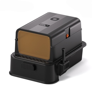 Großhandel Umweltfreundliche Katzentoilette mit Hohem Rand Spritzwassergeschützt Plastik-Katzenklo - Product Image 4