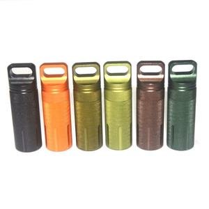 Betoyy Edc Tools <span class=keywords><strong>Survival</strong></span> Metalen Aluminium Geanodiseerde Waterdichte Capsules Match Box <span class=keywords><strong>Container</strong></span> Voor Noodkit - Product Image 5