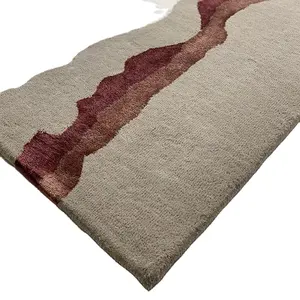 Alfombra hecha a mano de alta calidad, todos los colores disponibles, cubierta de suelo de sala de estar, alfombras de seda de lana, alfombra hecha por Indian Rug Gallery - Product Image 1