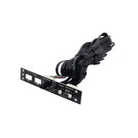 Computer Case Dual USB 3.0 PCB Power Reset Switch Microphone Input Audio Output Front Panel Mounted Extension Cable