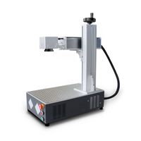 Machine de marquage laser à fibre 20W 30W 50W pour carte bancaire en carbone, carte bancaire en métal, carte de crédit or miroir