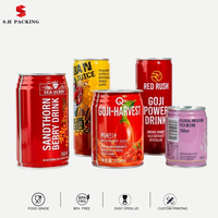 Boîte en métal de qualité alimentaire premium dorée et emballage en métal refermable pour aliments et boissons gazeuses