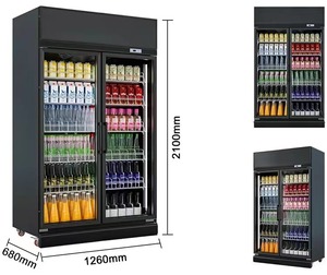 Green Health Industrial Chiller Beverage Freezer frigorifero Drink Beer Display <span class=keywords><strong>frigo</strong></span> per Bar - Product Image 3