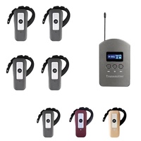 Système de guide touristique sans fil JT-780, 2 émetteurs, 30 récepteurs, pour musées, formations, églises, écoles, système d'appel par pager, UHF 250m, 1 an