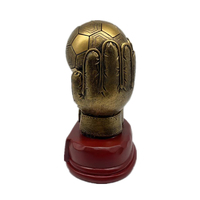 Trophées sportifs en résine du fabricant Weivista Trophée du gardien de but de football personnalisé fabriqué en résine de qualité supérieure