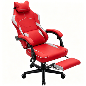 Fauteuil Gaming Ergonomique Haut Dossier pour Esports, Chaise <span class=keywords><strong>Gamer</strong></span> pour Bureau, Étude et Conférence, Blanc - Vente en Gros - Product Image 2