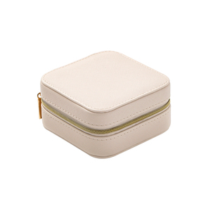 Premium Saffiano PU Leather <strong>Travel</strong> <strong>Jewelry</strong> <strong>Case</strong> - Product Image 3