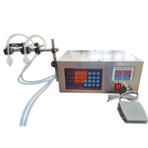 Desktop Semi-automatic Double Nozzles Multi-bag Water Beverage <b>Juice</b> Perfume Vial Bottle Liquid Filling <b>Machine</b> - Product Image 2
