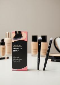 Juego de brochas cosméticas Grenobil, herramientas de maquillaje con mango de plástico y lana de nailon - Product Image 2