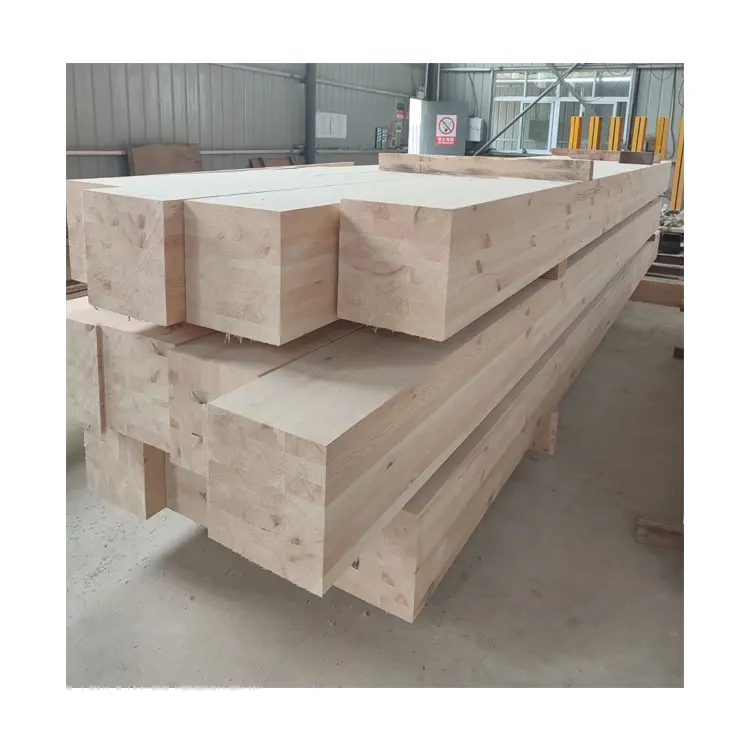 Custom Laminated Solid Wood Beams Wholesale Price Glulam Timber Beams For Building Construction