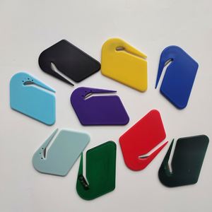 Cuchilla Personalizada para Abrir Sobres, Mini Cuchilla de Plástico para Oficina, Cortador de Seguridad para Papel con Protección - Product Image 3