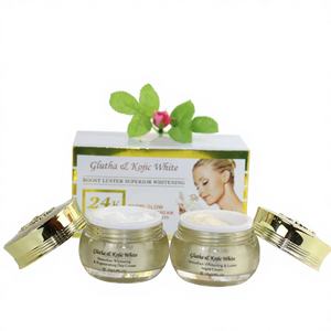 Crema Super Idratante OEM 24K <span class=keywords><strong>Oro</strong></span> con Acido Kojico e Glutatione per Trattamento Sbiancante Extra e Cura dell'Acne per Donne - Product Image 2