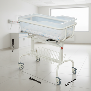 Culla Ospedaliera HOCHEY MEDICAL Sicura e Robusta, Letto Pediatrico in ABS per la Cura dei Neonati - Product Image 5