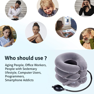 Dispositivo di Trazione Cervicale Gonfiabile Regolabile e Confortevole, Trattore per Vertebre Cervicali - Product Image 3