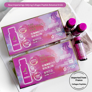 Petite bouteille rouge anti-âge de Qianmei, liquide oral royal à la rose, collagène blanc de qualité alimentaire, extrait de myrtille, pour la peau <span class=keywords><strong>des</strong></span> adultes - Product Image 4