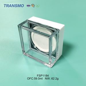 Estuche para Polvo Secante Facial con Protección Solar, Envases Personalizados para Polvo Suelto, Estuche Cuadrado para Polvo Suelto - Product Image 6