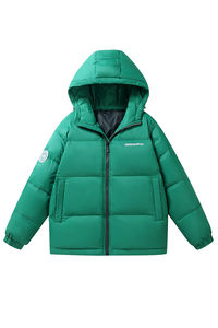 เสื้อโค้ทขนเป็ดหนาสีขาวแบบลำลองสำหรับ2025ฤดูหนาวโลโก้ได้ตามต้องการ - Product Image 2