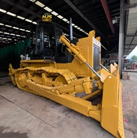 Bulldozer sur chenilles Shantui SD22 d'occasion haute performance, 22 tonnes, moteur et boîte de vitesses, modèle 2023, puissance 175 kW, capacité de bulldozing 6,5 m