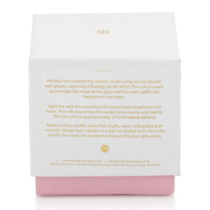 Commercio all'ingrosso Di Carta Cartone Stampato <span class=keywords><strong>2</strong></span> Pezzo Quadrato Candela Confezione Regalo Confezione regalo di Lusso Opaca - Product Image 3