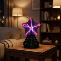 Boule de plasma en forme d'étoile personnalisée, jouet magique sensible au toucher, décoration de Noël créative, cadeau lumineux, boule de plasma