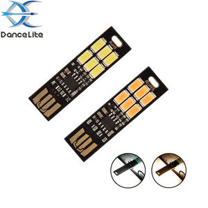 Bóng Đèn Cắm Trại Ban Đêm Di Động OEM 6 Bóng LED Mini <span class=keywords><strong>USB</strong></span> Power 6 Đèn LED Thẻ Bỏ Túi - Product Image 1