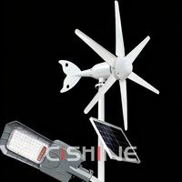 Poteau d'éclairage public extérieur LED hybride éolien-solaire Cishine, conception personnalisée, 6m, 8m, 9m, 10m, 12m, 30W, 60W, 90W