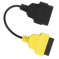 Reemplazo del adaptador de la herramienta de escaneo del conector del cable de diagnóstico OBD2 para el escáner Fiat ECU
