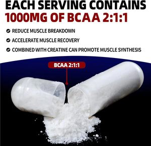 ODM Vegan <b>Creatine</b> Capsules Sugar-Free Pre-Workout Supplement for Gym Fitness Enthusiasts - Product Image 6