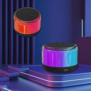 K3plus altavoz Saboofer Subwoofer wireless Speaker TWS TF card RGB Colorful Led Night Light Portable Outdoor Speaker Waterproof