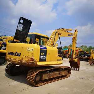 Miniexcavadora Komatsu pc130 de 13 toneladas usada con pocas horas de uso, confiable para construcción y paisajismo, equipo Komatsu de segunda mano - Product Image 4