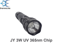Logo impression 501B lampe de poche UV 365nm 3W lampe ultraviolette 18650 torche de test UV portable