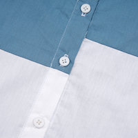 Chemises pour garçons en popeline 100 % coton, à manches courtes, rayées, couleur unie, nouvelle collection, vente en gros, usine du Bangladesh