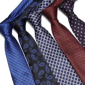 Cravate en soie pour hommes, vêtement à la mode, noir, cravate, tendance 2020