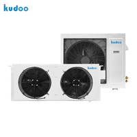 Unidad de Refrigeración Compacta con Inversor de Corriente Continua y Descongelación por Gas Caliente, Certificación CE, 5.8kW, Función de Calefacción y Refrigeración, R410A, para Cuartos Fríos de -20~25°C