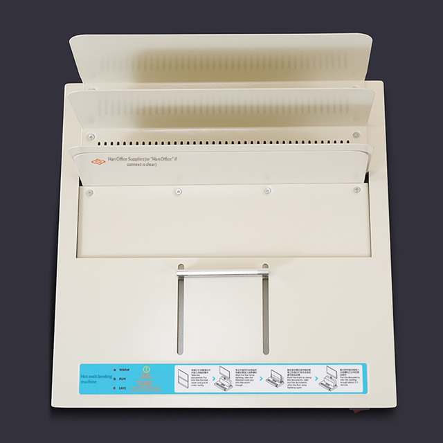 Desktop Hot Melt Adhesive Binder 360 Sheet Thermal Perfect Bookbinder for Student Thesis Notebook